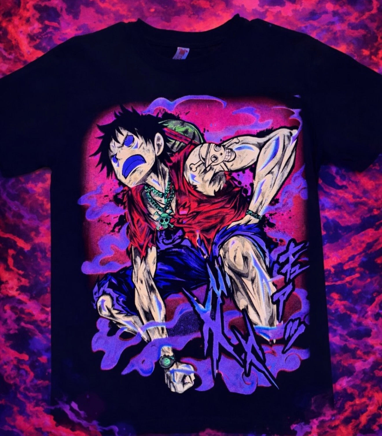 Black T-Shirtt  inspiración  anime